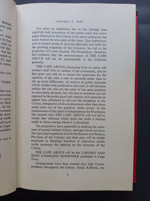 Today`s News Today The Story of Argus Company / Eric Rosenthal