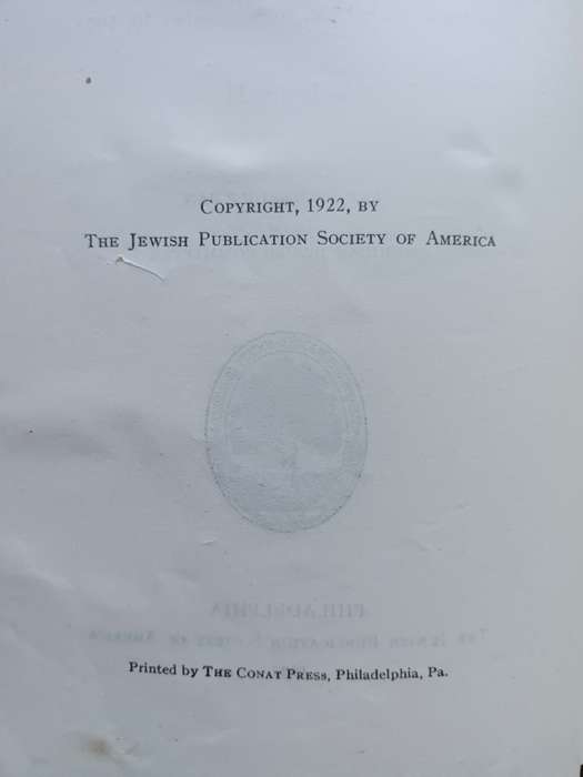The American Jewish Year Book 5683, September 23, 1922 to September 10, 1923  Schneiderman, Harry