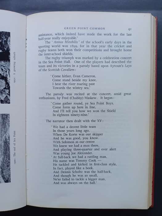 BENEATH THE LION BOLD : THE STORY OF THE GREEN AND SEA POINT BOY`S HIGH SCHOOL / FRANK QUINN