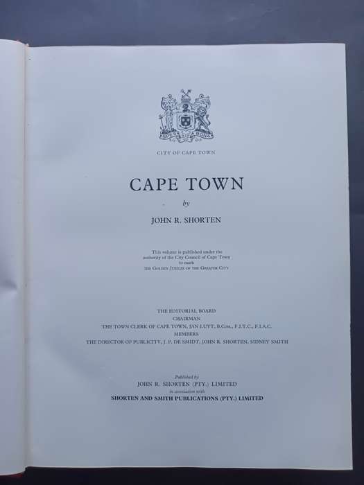 The Golden Jubilee of Greater Cape Town / Shorten, John R (Signed)
