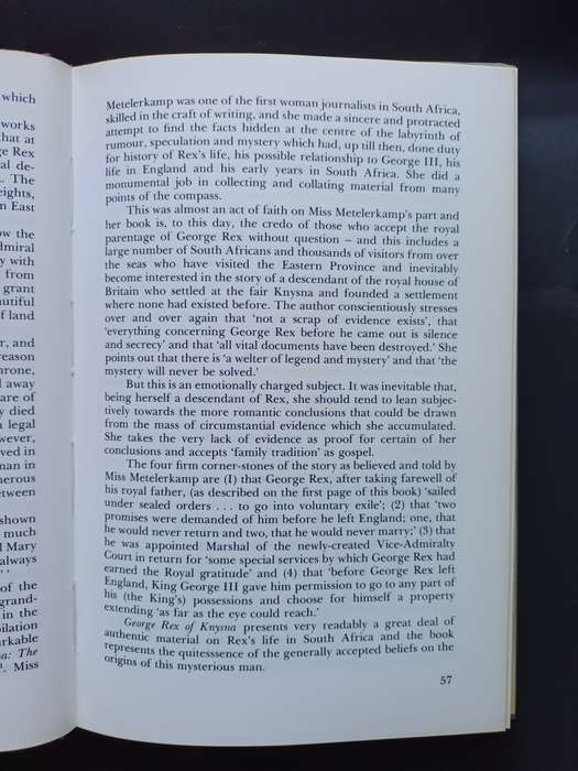 GEORGE REX: DEATH OF A LEGEND / Patricia Storrar