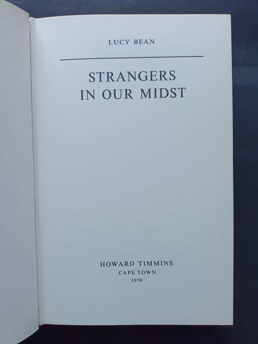 STRANGERS IN OUR MIDST / LUCY BEAN