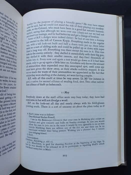 DIARY OF THE SIEGE OF MAFEKING OCTOBER 1899- MAY 1900 / 2nd Series V.R.S 11 / EDWARD ROSS