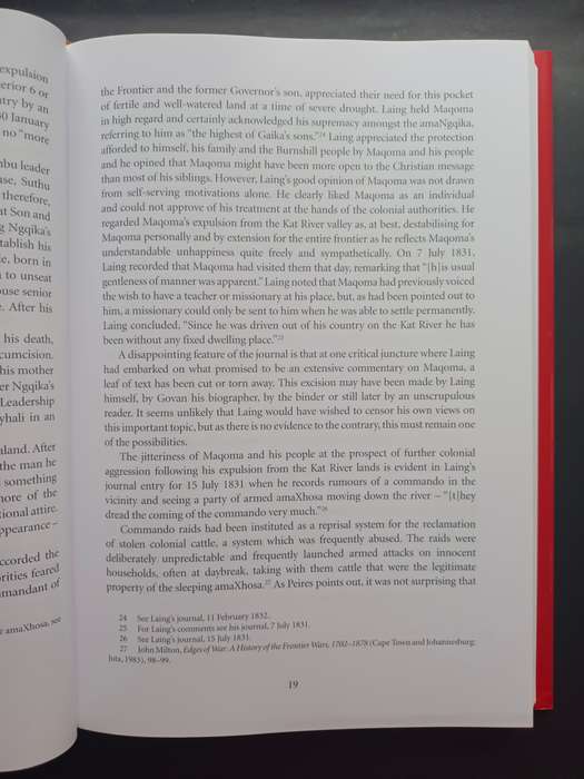 Indoda Ebisithanda (`The Man Who Loved Us`) - The Reverend James Laing among the amaXhosa, 1831-1836