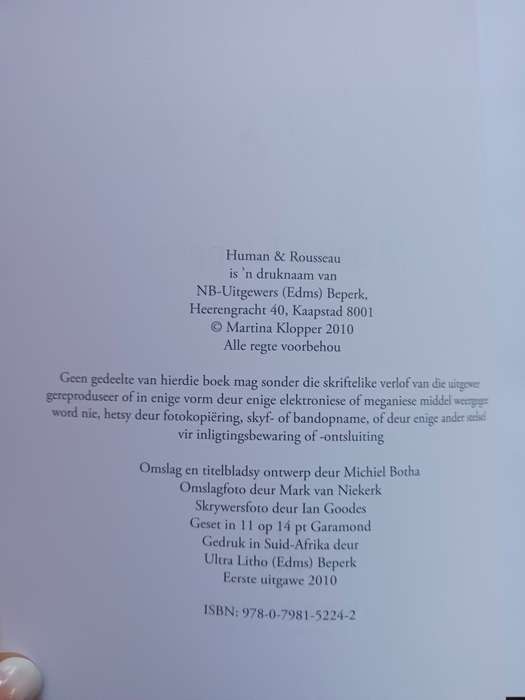 Nadoodse ondersoek / Martina Klopper