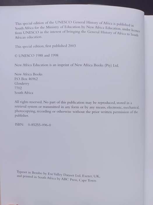 VI Africa in the Nineteenth Century until the 1880s (General History of Africa) / J. F. ADE AJAYI