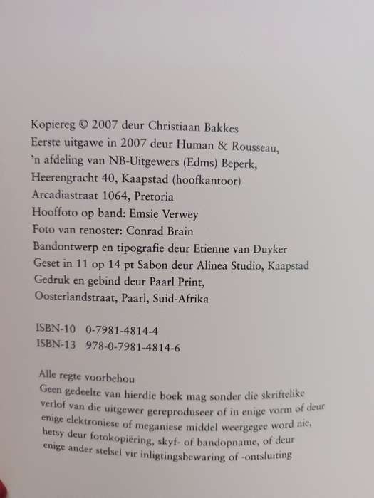 Stoffel se Veldnotas / Christiaan Bakkes