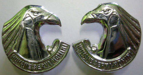 Personnel Services Corps Collar Badges Pair