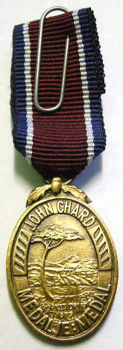 Miniature John Chard Medal Voided Acorn Light Type