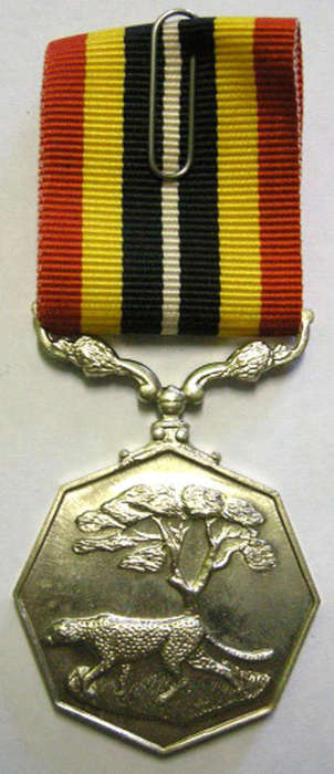 Full Size Southern Africa Medal Uniface Susp Short Grass Crisp Detail Matte Nr @ Back In Box