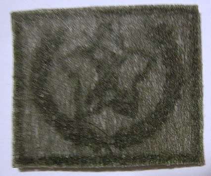 SANDF Army Breast Badge 5 Year Volunteer Service Embroidered on Material.