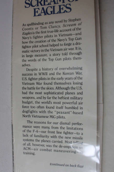 Scream of Eagles, The Creation of Top Gun and the US Air Victory in Vietnam by Robert K Wilcox