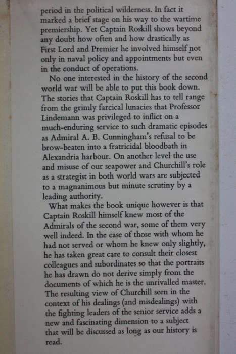 Churchill and The Generals by Stephen Roskill