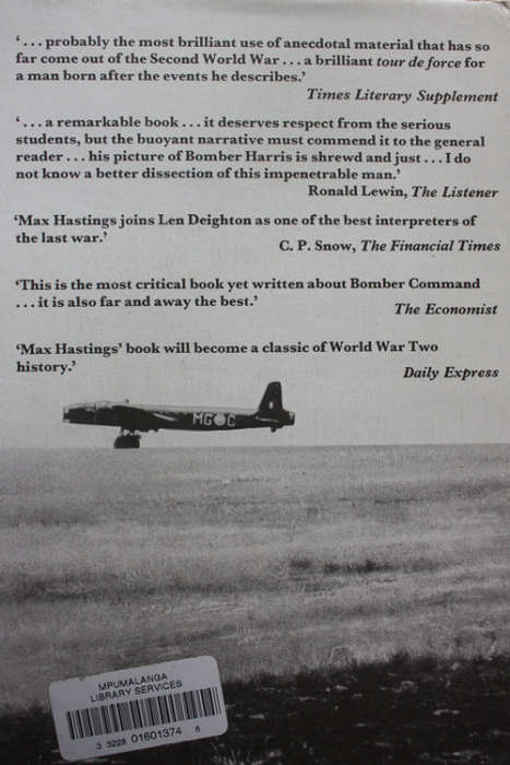 Bomber Command by Max Hastings