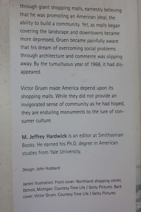 Mall Maker: Victor Gruen, Architect of an American Dream by M Jeffrey Hardwick