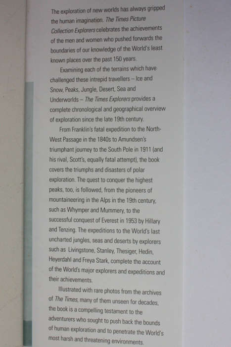 The Times Explorers: A History in Photographs by Richard Sale and Madeleine Lewis