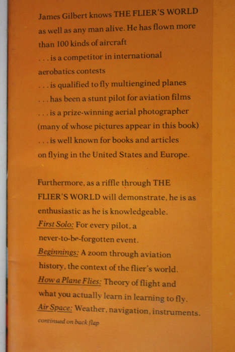 The Flier`s World by James Gilbert