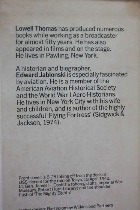 Bomber Commander: The Life of James H Doolittle by Lowell Thomas and Edward Jablonski