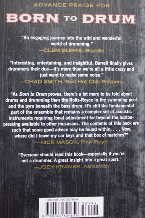 Born To Drum: The Truth about the World`s Greatest Drummers by Tony Barrell