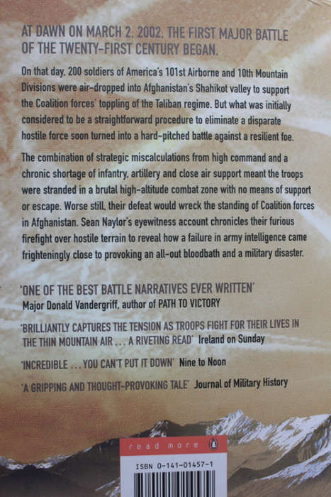 Not A Good Day to Die: The Untold Story of Operation Anaconda in Afghanistan by Sean Naylor