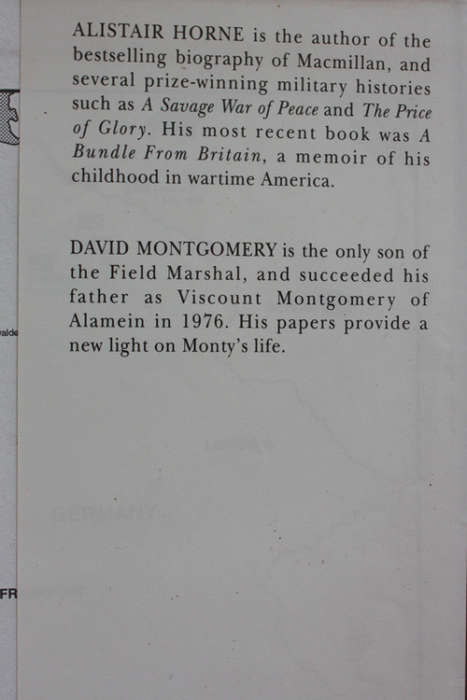 The Lonely Leader: Monty 1944-1945 by Alistair Horne with David Montgomery