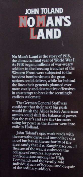 No Mans Land  The Story of 1918  WW1: John Toland