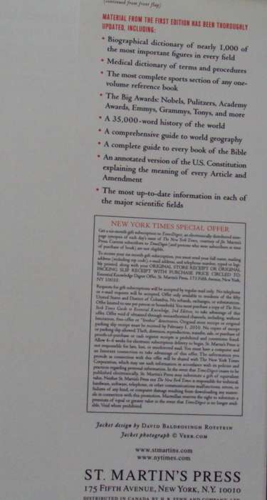 The New York Times Guide to Essential Knowledge: A Desk Reference for the Curious Mind