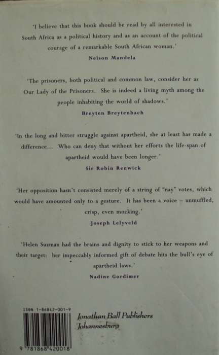 In No Uncertain Terms: A South African Memoir Helen Suzman