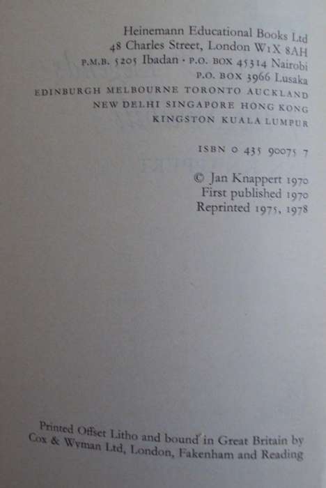 Myths & Legends of the Swahili   Jan Knappert