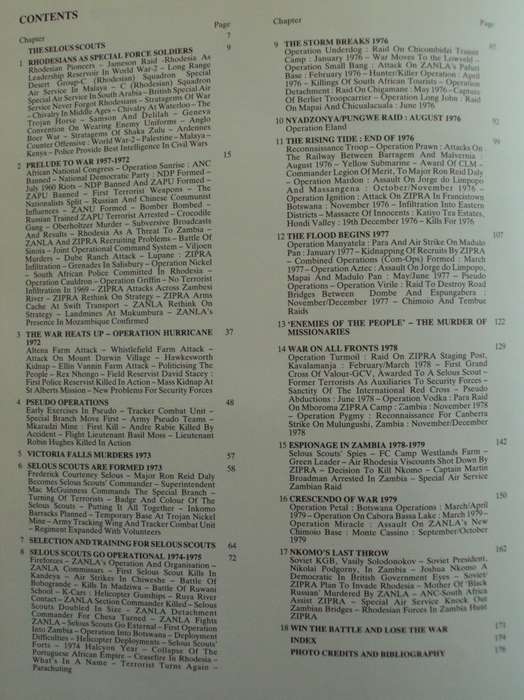 Selous Scouts  Rhodesian war A Pictorial Account Peter Stiff