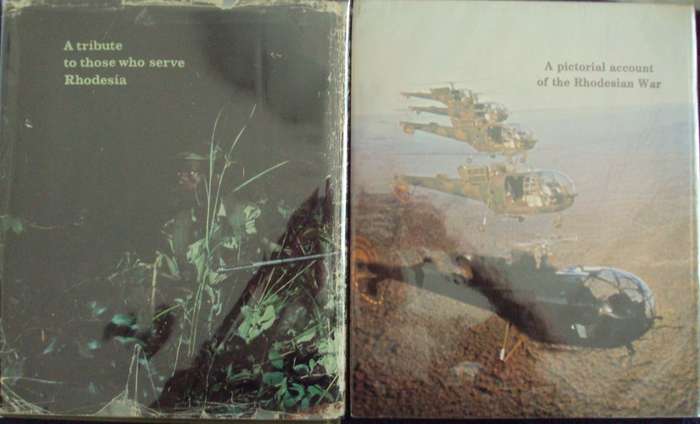 2 Books - Contact A Tribute to those who Serve Rhodesia & Contact II Struggle for Peace