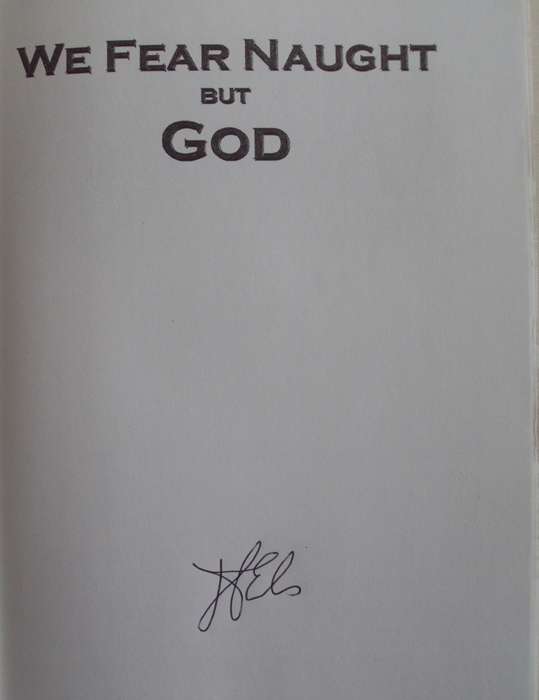 We Fear Naught But God Story of the South African Special Forces The Recces + Music CD Signed
