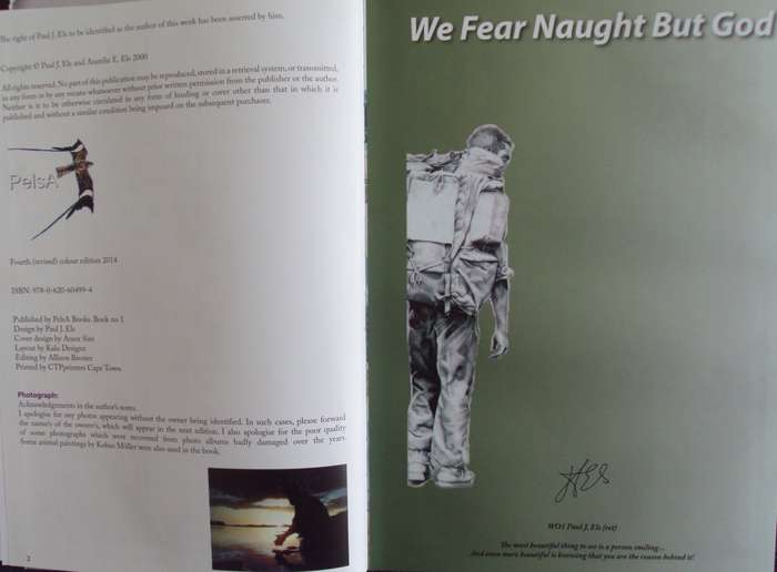 We Fear Naught But God Signed by the author Pictorial Edition of the South African Special Forces