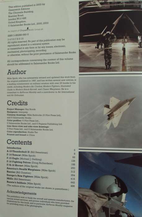 The Great Book of Modern Warplanes Mike Spik