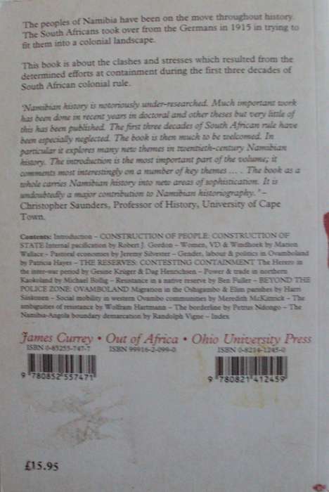 Namibia under South African Rule Mobility & Containment 1915  46