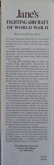 Janes Fighting Aircraft of World War I & World War II  Two Volumes