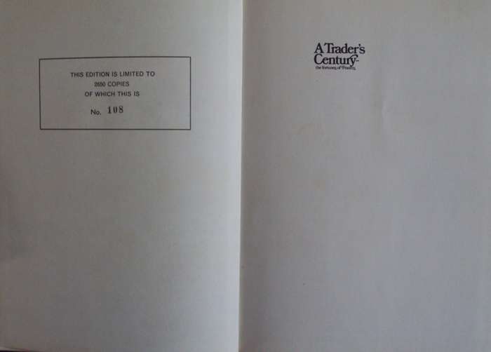 A Traders Century  The fortunes of Frasers  Christopher Danzinger