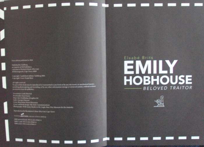 Emily Hobhouse Geliefde Verraaier Elsabe Brits