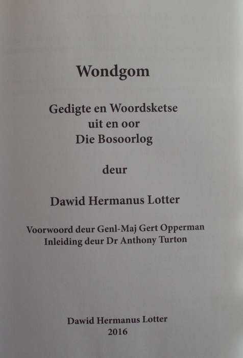 Wondgom  Dawid Lotter