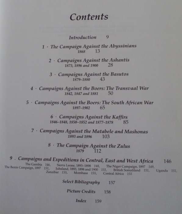 Victorian Colonial Warfare Africa from Campaigns in Abyssinia, Basutoland, Rhodesia to South Africa
