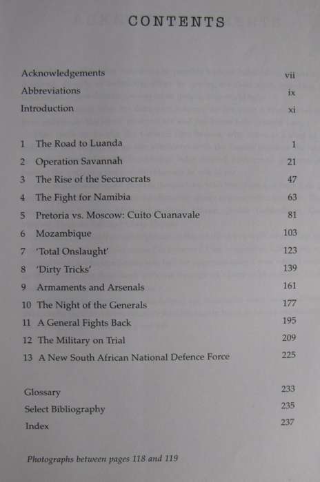 Days of the Generals The Untold Story of South Africas Apartheid-era Military Generals