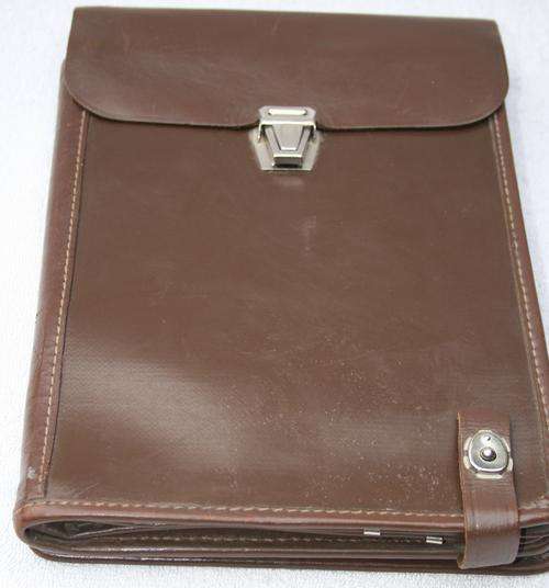 SOVIET MAP/DOCUMENT CARRIER. Used. With newspaper dated 1986.
