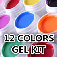 12PCS PROFESSIONAL COLOR NAIL GEL SET *8g/each