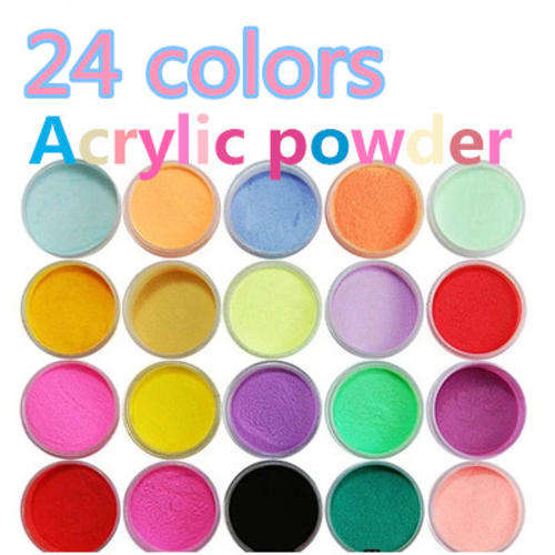24 colors Acrylic powder  (24 tubs) kits
