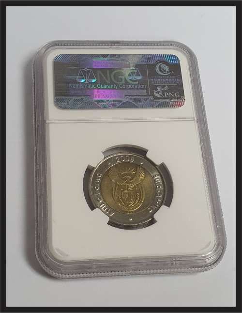 2008 SA R5 // NELSON MADELA 90th BIRTHDAY // NGC MS 65