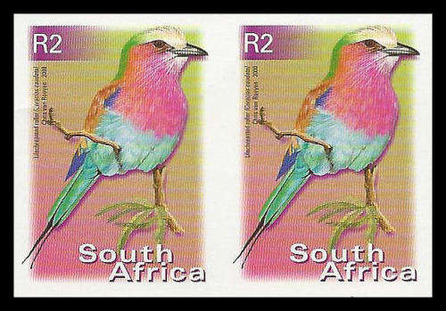 R2-00 Imperforated Pair. Superb Unmounted Mint