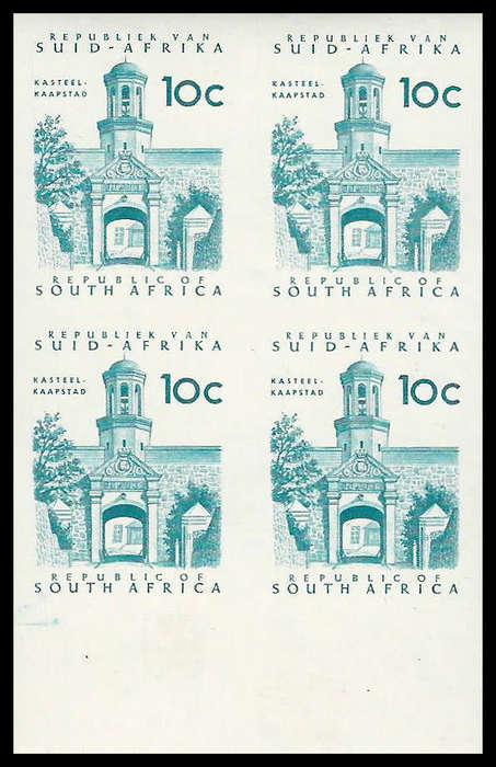 Republic of South Africa.  First Definitives.  10c (redrawn) Colour Trial.  Unmounted mint.