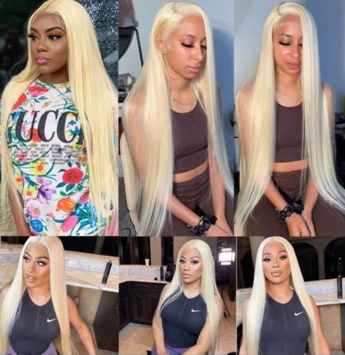 Brazilian Straight 13x4 Lace Front Wig - Colour 613 - 20 Inches