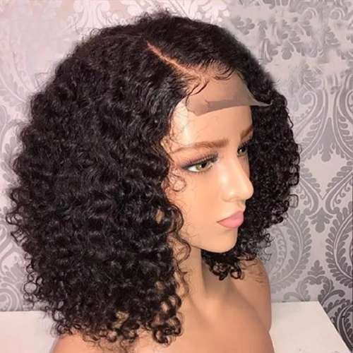Curly Brazilian wig. 14 inch long with 4x4 LAce front
