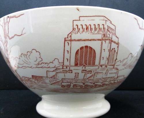 RARE!!! Large 1838-1938 Groot Trek Bowl With Lid!!! - NV de Sphinx, Holland - Perfect! - 26cm/20cm